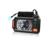 wowspeed Endoscope Inspection Camera, 4.3'' 1080P HD Digital Borescope with Dual Lens, IP67 Waterproof Inspection Camera with 8 Adjust LED Lights, w/Memory Card for Photo&Video Storage, 16.5ft Cable