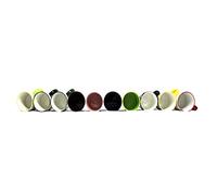 wowsubli 36 x Sublimation Mugs 10oz,11oz Blank Color Changing, Coloured Inner, or Rim Handle Ceramic Coffee Mug for Sublimation Heat Press Printing (Inner Black x 36)