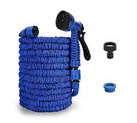 wowsubli Garden Hose 25FT / 50FT / 75FT/ 100FT/ 125FT / 150FT / 200FT, Expanding Garden Water Hose Pipe, Flexible Expanding Hose (Blue,75FT)