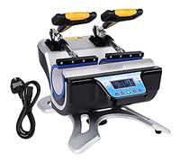 wowsubli ST-210 Double Station Mug Heat Press Machine for Sublimation Cup Transfer Printing, 2 Cups At One Time LCD Control Panel DIY Cup Sublimation