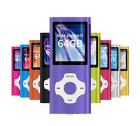 WOWSYS- Digital, Compact and Portable MP3 / MP4 Player (Max Support 64 GB) with Photo Viewer, E-Book Reader and Voice Recorder and FM Radio Video Movie in Purple