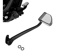 WOWTK Brake Lever Brake Pedal Pad for Harley Softail Equipped w/Forward Controls Fat Bob FXFBS/FXFB,FXDR FXDRS,Low Rider ST FXLRST,Softail Standard,Sport Glide,Street Bob,Black
