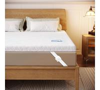 wowttrelax Memory Foam Mattress Topper Small Double Bed, 5cm Orthopedic Cooling Small Double Mattress Topper for Back Pain Relief, Washable Cover with Elastic Straps, 120X190