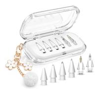 Wowwat 6 Pack Replacement Tips for Apple Pencil Pro 2nd 1st USB-C (White)