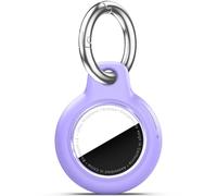 Wowwat for Apple AirTag 2nd & 1st Gen, Waterproof Case for AirTag Holder Keychain,GPS Tracker Cover for Dog,Car Key,Luggage-C4-Purple