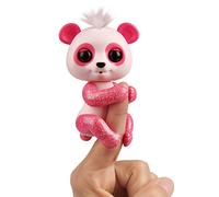 WowWee 3561 Fingerlings Glitter Panda Polly (Pink) -Interactive Collectible Baby Pet, 2.5 x 2.18 x 3.9 inches
