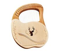 WowZza 21 Strings Lyre Harp Spruce Topboard Backboard Stinstrument Lyre Harp