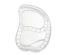 WowZza Lyre Harp 16/19 /24 Strings Lyre Piano Wooden Musical Instrument 16-Stlyre Lyre Harp for Beginners/10 21Sts