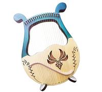 WowZza Lyre Harp 16-Stharp 19-Stharp 24-Stharp Portable Lyre Instrument Lyre Harp for Beginners/19 Tone 2