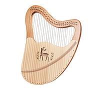 WowZza Lyre Harp Harp Small 21 24 27 Strings Solid Wood Mahogany/27 Sts