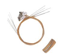 WowZza Lyre Harp Metal Stset for Strings Replacement Metal Stfor Lyre，New Replacement Strings，Brighter and More Durable/21 Sts