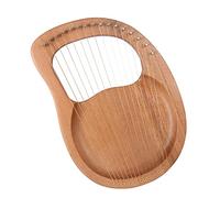 WowZza Mahogany 16-Tone Lyre 10-Tonestringfor Beginners Lyre for Beginners