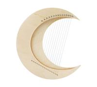 WowZza Strings Lyre - Crescent Moon & Full Moon Style, Professional Wooden Stringed Instruments, Portable Lye for Adult Children