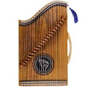 WowZza Wooden Lyre Harp Guzheng Finger Training Device 21-Stpiano Code Version Portable Professional Playing Beginner Entry Mini Guzheng Piano