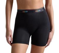 Woxer Womens Baller 5" High Waisted Boy Shorts Underwear - Seamless Boxer Briefs, Boyshort Panties, No Show Women’s Boxers, Pride Black, L