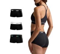 Woxer Womens Boxer Briefs Underwear, Bold Ultra Short Boyshorts Panties Soft Anti-Chafing, No Roll Inseam