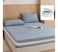 WOXXIY Bed Sheet Holder Straps, Elastic Fitted Sheet Strap to Keep Sheets Firm & Tight, Reliable Adjustable Mattress Straps to Hold Sheets in Place for Twin/Full Size Mattress (13FT)