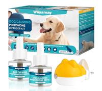 Woyamay 3-in-1 Dog Calming Plug In for Dog Anxiety Relief, Calming Dog Pheromone Diffuser with 1 Diffuser + 2 Refills for 60-Day, for all Breeds and Ages