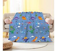 Woyamay Dinosaur Blankets for Boys Girls, Dinosaur Gifts for Kids Teens Adults Dinosaur Throw Blanket for Boys Girls Birthday Gifts Soft Kids Blanket Fleece Dino Blanket for Bed Couch Travel, 50"x60"