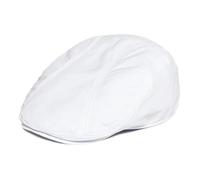 WOYUANSHA Men'S Beret Hat Men'S Cotton Caps Classic Flat Cap Cabbies Hat For Male Trucker Driver Hats 57Cm White
