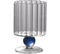 WOYZDQ Crystal Wine Glass Short Stem Round Champagne Wine Glasses Durable Glassware Glass Cup for Homes Bars Hotel Party