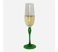 WOYZDQ Green Champagne Wine Glasses Long Stem Goblet Wine Glass Whiskey Cocktail Glass Glassware Juice Cup Gifts Bar Party