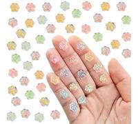 WOZADU 100 PCS Mini Resin Cat Paws Figures for Crafts Luminous Tiny Resin Animal Paws Miniature Things for Dollhouse Fairy Garden Micro Landscaping Decoration Cake Toppers Decor