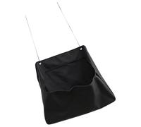 WOZOKI Horse Forage Bag with Elevated Design to Limit Scattered Feed | Large Front Access Opening, Black Foldable Form for Storage, Suspension Cords for Stable Fences and Trailers