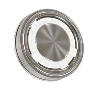 WOZOKI Time-Reminder Wide-Mouth Jar Lid for Stationery Storage | Ribbed Closure Collar and Inner Lid Disc, Integrated Time-Reminder Design, Storage for Small Stationery Items