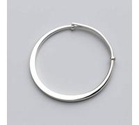 WOZUIMEI S990 Silver Bracelet Women's Minimalist You are My Dearest You are My Dear Opening Bracelet JewelrySmooth Style, S999 Silver