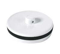 WP1 McAlpine 1.5" (Fits 1.25" Waste) White Plastic Plug with Rubber Seal