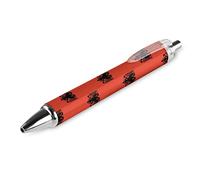 Wpamlrta Albanian Flag Ballpoint Pen Slim Retractable Blue Ink 0.5 Mm Ballpoint Pen for Writing And Signing Home School Office
