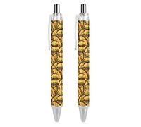 Wpamlrta Burger Tacos Hot Dog Pattern Ballpoint Pen Retractable Writing Ball Pens Office Supplies Gifts for Women Men