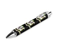 Wpamlrta Connecticut State Flag Retractable Ballpoint Pen Portable Blue Ink Ball Point Pen Work Pens for Home Office 1 PCS