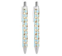 Wpamlrta Cute Cartoon Guinea Pig Pattern Ballpoint Pen Retractable Writing Ball Pens Office Supplies Gifts for Women Men