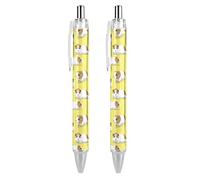 Wpamlrta Cute Cartoon Guinea Pig Pattern Ballpoint Pen Retractable Writing Ball Pens Office Supplies Gifts for Women Men