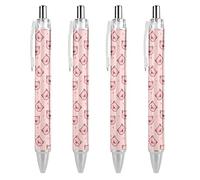Wpamlrta Cute Cartoon Pig Pattern Ballpoint Pen Retractable Writing Ball Pens Office Supplies Gifts for Women Men