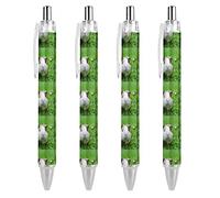 Wpamlrta Cute Guinea Pig Pattern Ballpoint Pen Retractable Writing Ball Pens Office Supplies Gifts for Women Men