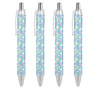Wpamlrta Cute Hot Air Balloon Print Pattern Ballpoint Pen Retractable Writing Ball Pens Office Supplies Gifts for Women Men