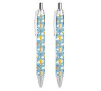 Wpamlrta Cute Hot Air Balloon Print Pattern Ballpoint Pen Retractable Writing Ball Pens Office Supplies Gifts for Women Men