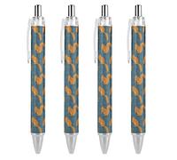 Wpamlrta Cute Squirrel Animal Pattern Ballpoint Pen Retractable Writing Ball Pens Office Supplies Gifts for Women Men