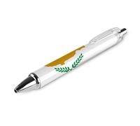 Wpamlrta Cyprus Flag Ballpoint Pen Patriotic Themed Pen Blue Ink Ballpoint Independence Day Writing And Signature Gel Pen