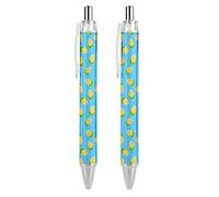 Wpamlrta Fresh Ripe Corn Cobs Pattern Ballpoint Pen Retractable Writing Ball Pens Office Supplies Gifts for Women Men