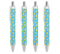 Wpamlrta Fresh Ripe Corn Cobs Pattern Ballpoint Pen Retractable Writing Ball Pens Office Supplies Gifts for Women Men