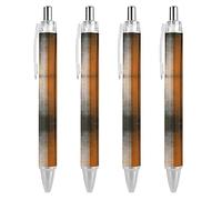 Wpamlrta Irish Flag Ballpoint Pen Slim Retractable Blue Ink 0.5 Mm Ballpoint Pen for Writing And Signing Home School Office 4 PCS