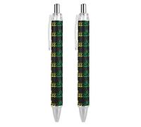 Wpamlrta Juneteenth Freedom Day African American Pattern Ballpoint Pen Retractable Writing Ball Pens Office Supplies Gifts for Women Men