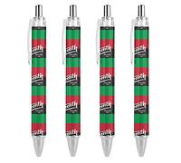 Wpamlrta Juneteenth Freedom Day African American Pattern Ballpoint Pen Retractable Writing Ball Pens Office Supplies Gifts for Women Men