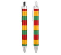 Wpamlrta Juneteenth Freedom Day African American Pattern Ballpoint Pen Retractable Writing Ball Pens Office Supplies Gifts for Women Men
