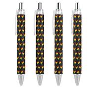 Wpamlrta Juneteenth Freedom Day African American Pattern Ballpoint Pen Retractable Writing Ball Pens Office Supplies Gifts for Women Men