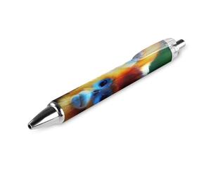 Wpamlrta Lovely Golden Snub-Nosed Monkey Retractable Ballpoint Pen Portable Blue Ink Ball Point Pen Work Pens for Home Office 1 PCS